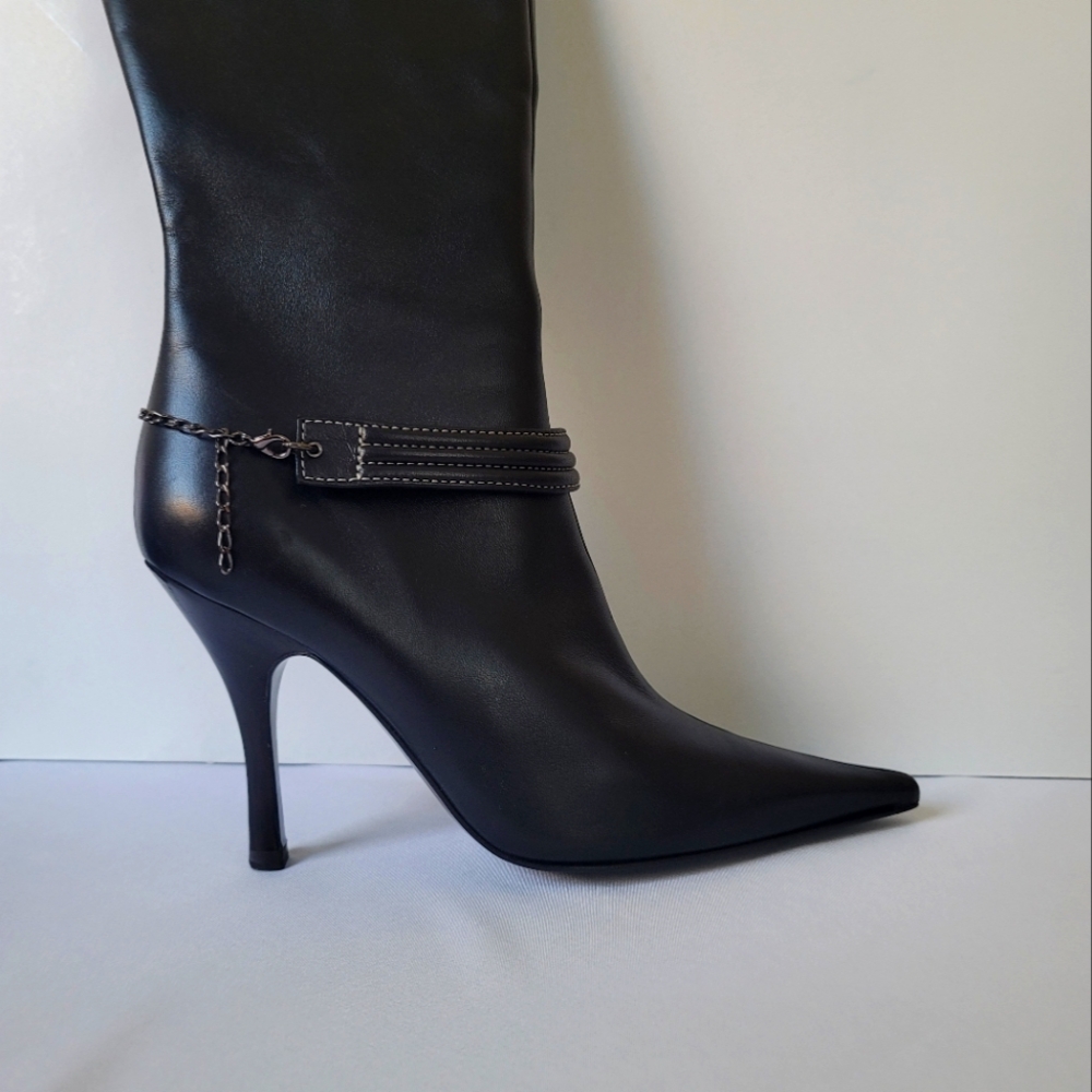 NWOT Bruno Magli Knee-High Boots Size 37 EU Made in Italy - Picture 6 of 16